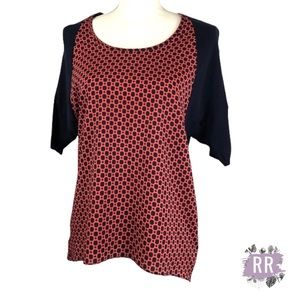 YELLOW BIRD Geometric Dolman High Lo Top